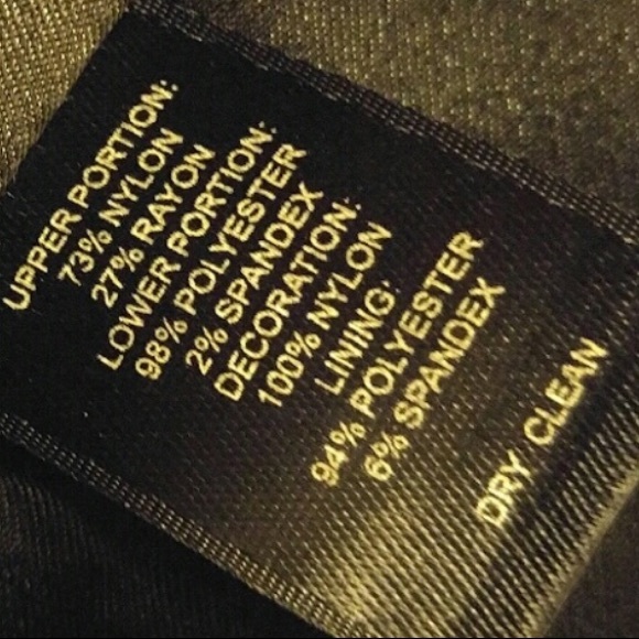 White House Black Market black dress w black lace - Picture 4 of 8